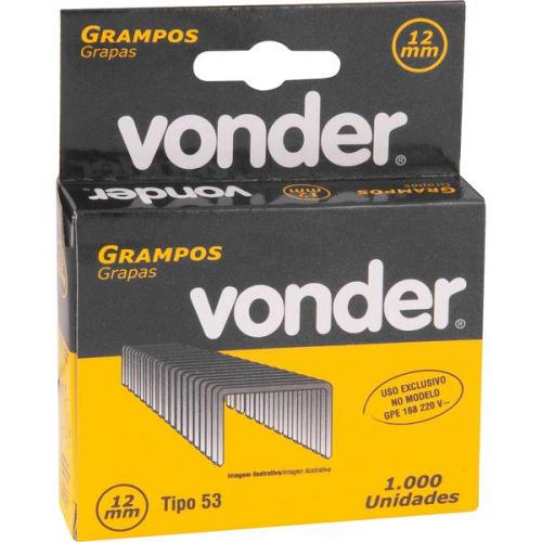 Grampo 12 mm para grampeador GPE 168 com 1.000 peças Grampo 12 mm para grampeador GPE 168 com 1.000 peças