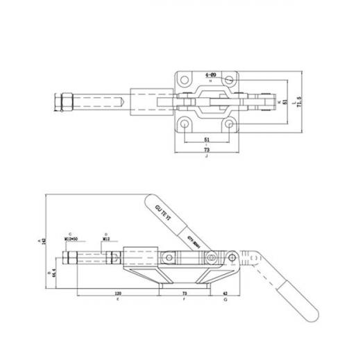 Grampo de aperto r�pido torpedo ? GTPV 680 