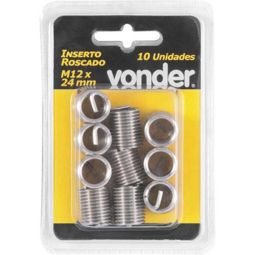 Inserto roscado M12 x 24 mm 