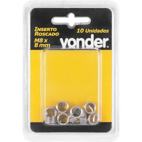 Inserto roscado M8 x 8 mm  