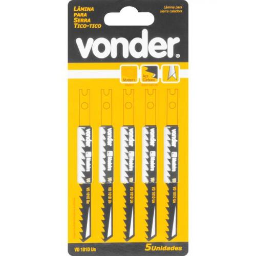 L�mina serra tico-tico para madeira com 5 pe�as 