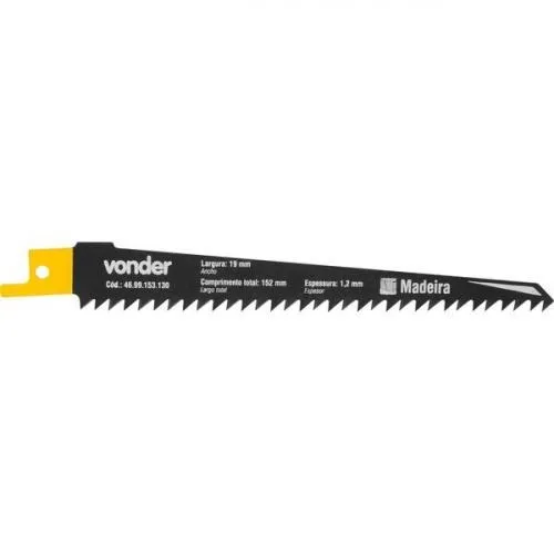 Lâmina para serra sabre 6