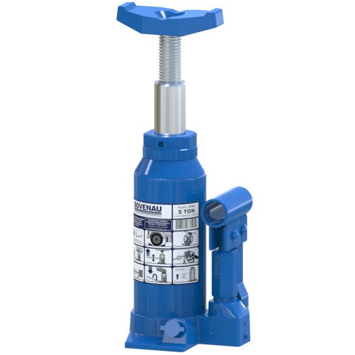 Macaco hidráulico tipo garrafa capacidade de 5 Toneladas - MT 5 Macaco hidráulico tipo garrafa capacidade de 5 Toneladas - MT 5