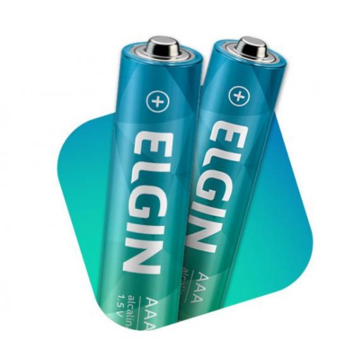 Pilha alcalina palito AAA com 2 unidades  Pilha alcalina palito AAA com 2 unidades