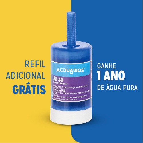 Torneira com filtro purificador de parede - New