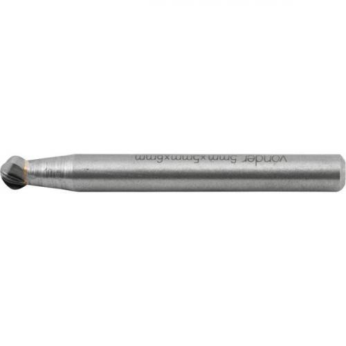 Lima rotativa esfrica para alumnio 5 mm com haste 6 mm