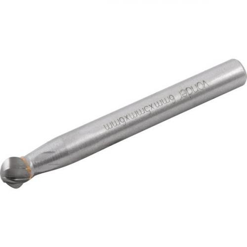 Lima rotativa esfrica para alumnio 6 mm com haste 6 mm