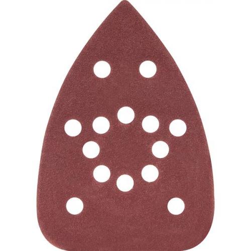 Lixa delta com costado em pluma 140 x 140 x 93 mm gro 80 com 10 peas