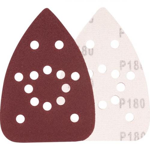 Lixa delta com costado em pluma 140 x 140 x 93 mm gro 180 com 10 peas  