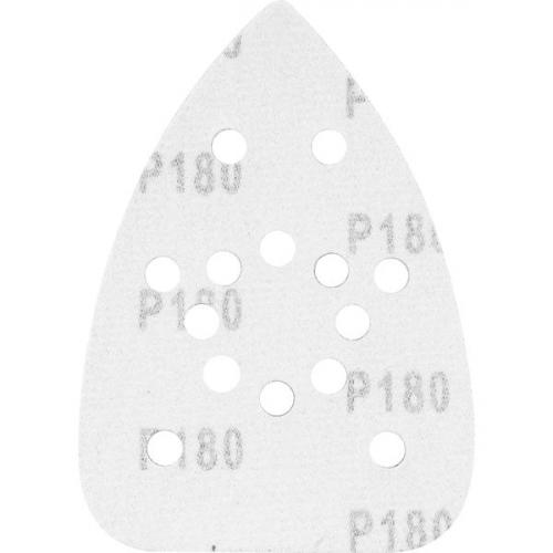 Lixa delta com costado em pluma 140 x 140 x 93 mm gro 180 com 10 peas  