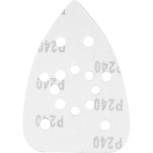 Lixa delta com costado em pluma 140 x 140 x 93 mm gro 240 com 10 peas  