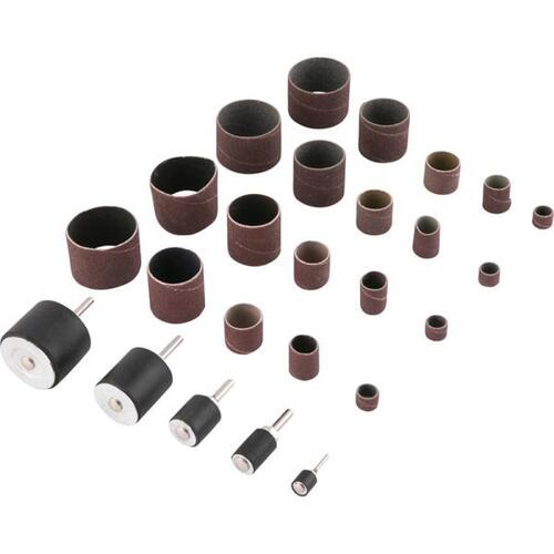 Jogo de lixas tubulares para furadeira/parafusadeira com 25 peças Jogo de lixas tubulares para furadeira/parafusadeira com 25 peças