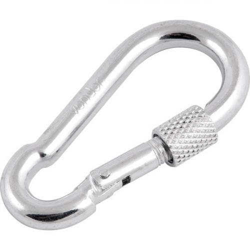 Mosqueto com trava roscada 7 mm x 70 mm   