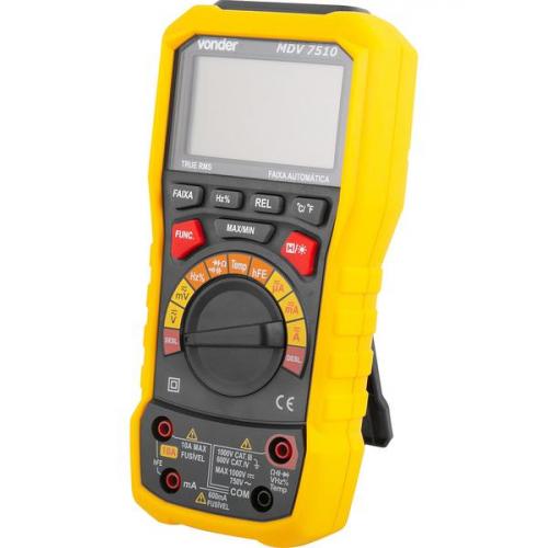 Multímetro digital TRUE-RMS CAT IV 600V - MDV 7510 Multímetro digital TRUE-RMS CAT IV 600V - MDV 7510