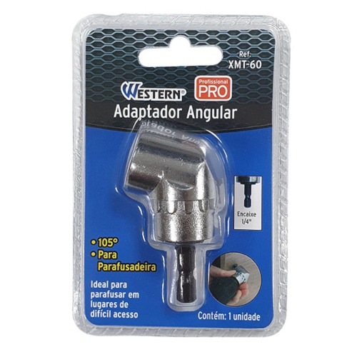 Adaptador angular 105° de soquete encaixe 1/4 Adaptador angular 105° de soquete encaixe 1/4
