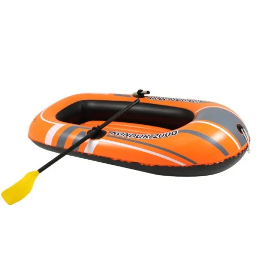 Bote inflável com 2 remos e bomba de ar - Hydro-force Raft 