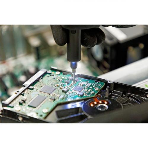 Parafusadeira de preciso para celulares e eletrnicos a bateria com estojo e 19 bits