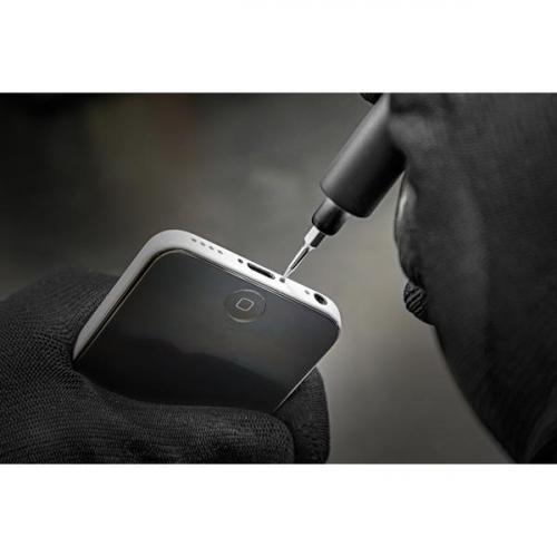 Parafusadeira de preciso para celulares e eletrnicos a bateria com estojo e 19 bits