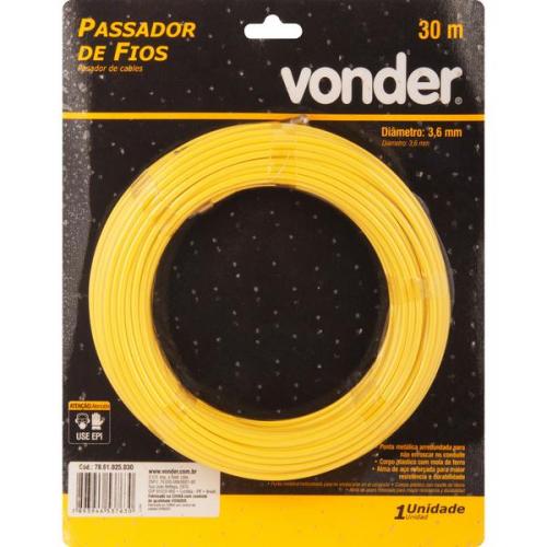 Passador de fios 30 metros com alma de ao 