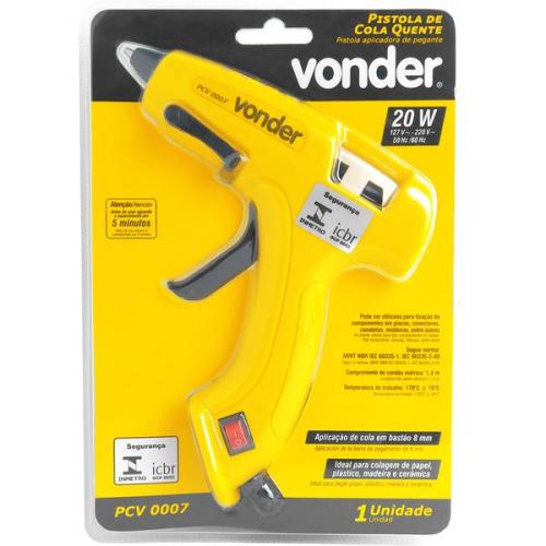 Pistola de cola quente 7,5 watts - PCV 0007   110V/220V