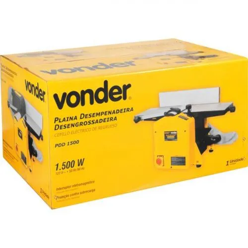 Plaina desempenadeira desengrossadeira 1.500 Watts  - PDD 1500    110V