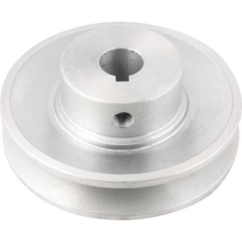 Polia de alum�nio 1 canal perfil A 90 mm com furo de 5/8