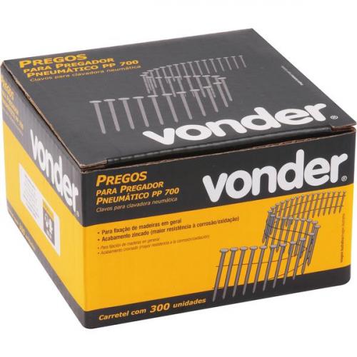 Prego anelado 2,5 X 50 mm carretel com 300 peas para o pregador PP 700 