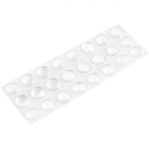 Protetor adesivo multiuso 8 mm com 24 peças  Protetor adesivo multiuso 8 mm com 24 peças