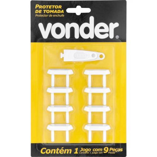 Protetor de tomada conjunto com 9 peas 
