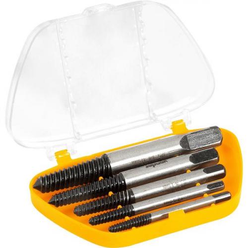 Jogo de saca-parafusos com 5 peas ao cromo molibdnio