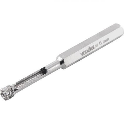 Serra copo diamantada 5 mm refrigerada com haste de 6,3 mm - 36.17.000.005