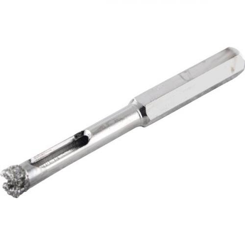 Serra copo diamantada 6 mm refrigerada com haste de 6,3 mm 