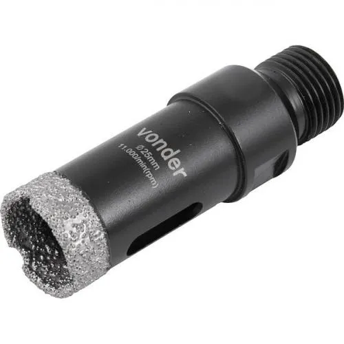 Serra copo diamantada 25 mm para esmerilhadeira