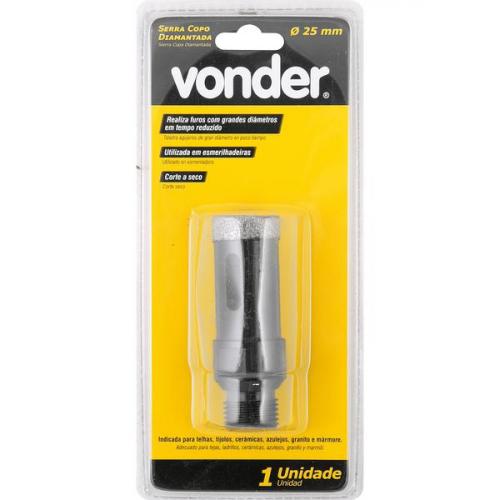 Serra copo diamantada 25 mm para esmerilhadeira - 36.17.200.025