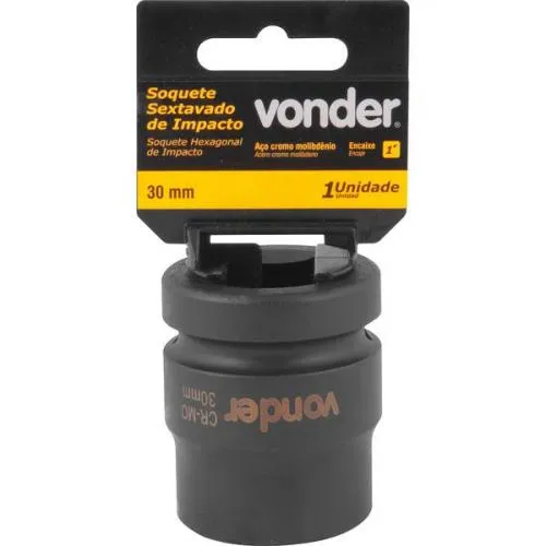 Soquete sextavado de impacto 30 mm encaixe 1