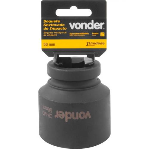 Soquete sextavado de impacto 50 mm encaixe 1