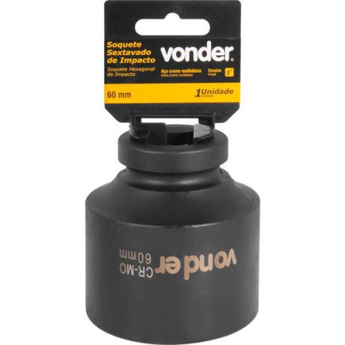 Soquete sextavado de impacto 60 mm encaixe 1
