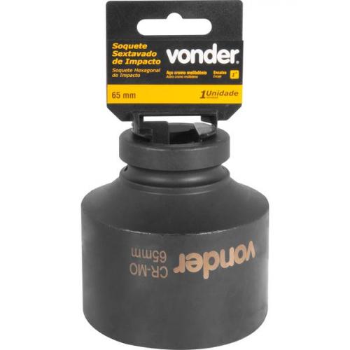 Soquete sextavado de impacto 65 mm encaixe 1
