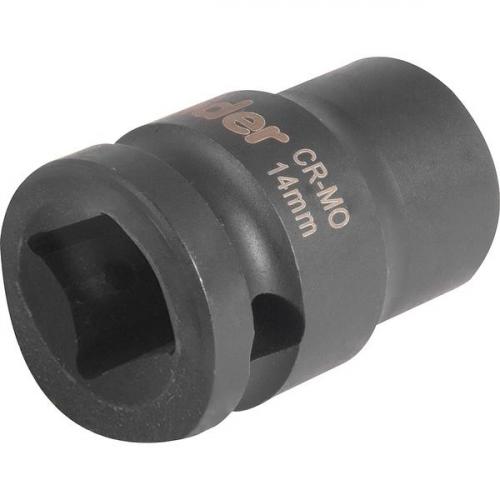 Soquete sextavado de impacto 14 mm encaixe 1/2