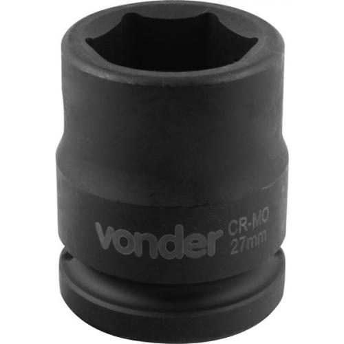 Soquete sextavado de impacto 27 mm encaixe 3/4