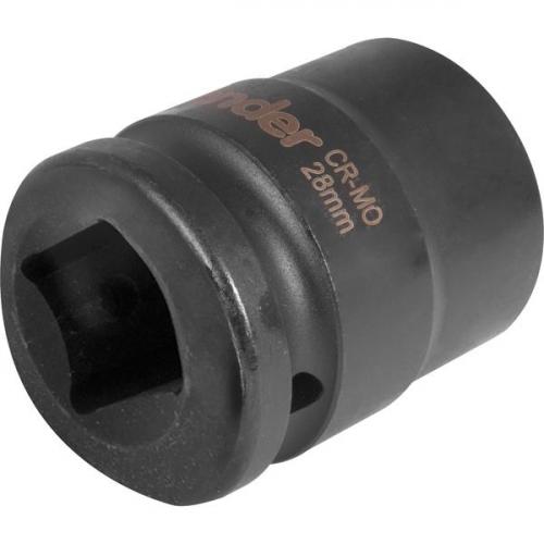 Soquete sextavado de impacto 28 mm encaixe 3/4