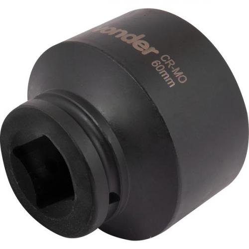 Soquete sextavado de impacto 60 mm encaixe 3/4