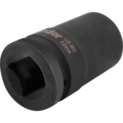 Soquete sextavado de impacto longo 32 mm encaixe 1