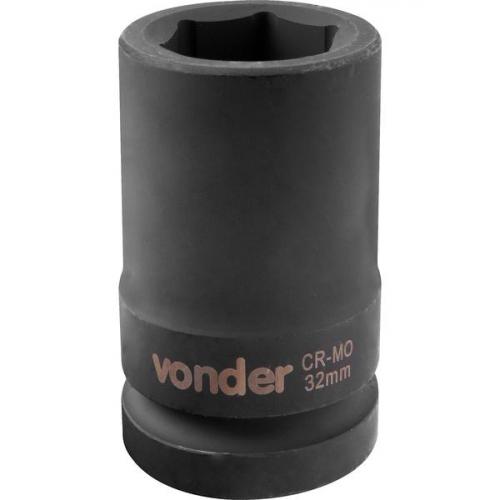 Soquete sextavado de impacto longo 32 mm encaixe 1
