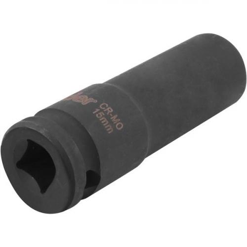 Soquete sextavado de impacto longo 15 mm encaixe 1/2
