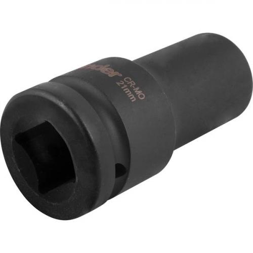 Soquete sextavado de impacto longo 21 mm encaixe 3/4