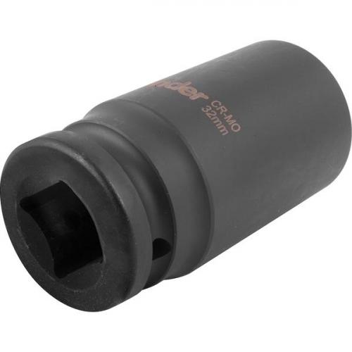 Soquete sextavado de impacto longo 32 mm encaixe 3/4 Soquete sextavado de impacto longo 32 mm encaixe 3/4