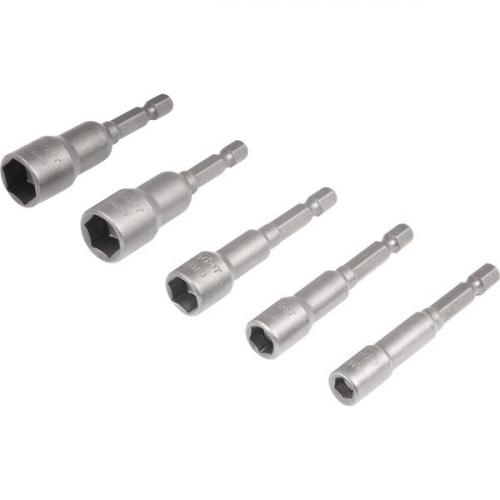 Jogo de soquete magnético 6 a 13 mm encaixe de 1/4'' com 5 peças - 3039000500 Jogo de soquete magnético 6 a 13 mm encaixe de 1/4'' com 5 peças - 3039000500