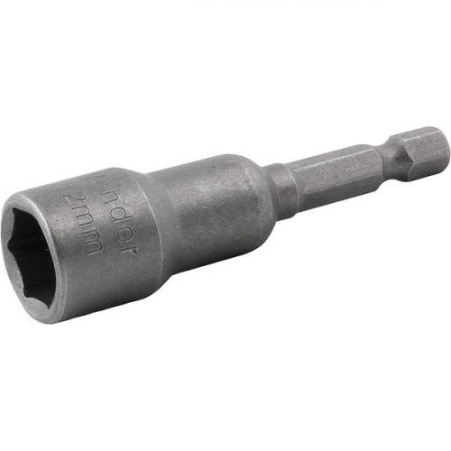 Soquete magntico sextavado 12 mm x 65 mm encaixe 1/4'' - 3039000120