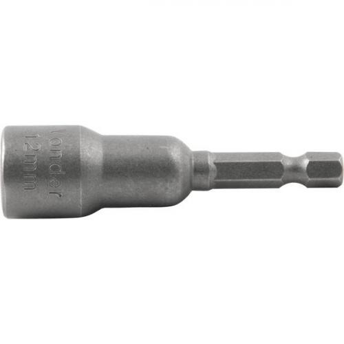 Soquete magntico sextavado 12 mm x 65 mm encaixe 1/4'' - 3039000120